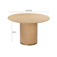 thumbnail image 2 of TOV Furniture Akiba 47 inch Round Dining Table, 2 of 7