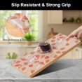 thumbnail image 2 of Cooyes Shelf Liner – Non-Slip Cabinet & Drawer Liner for Kitchen – Non-Adhesive Waterproof Shelf Paper with Modern Pattern – Durable EVA Cabinet Mat – Easy to Cut (Burgundy,17.5" W x 360" L), 2 of 5