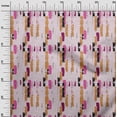 thumbnail image 3 of oneOone Cotton Poplin Light Pink Fabric Abstract Stroke With Texture Sewing Craft Projects Fabric Prints By Yard 56 Inch Wide, 3 of 5
