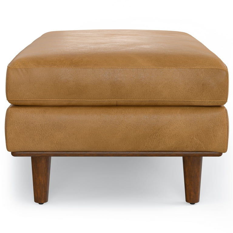 Morrison 49 inch Wide Mid-Century Modern Table Ottoman in Sienna