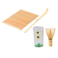 thumbnail image 2 of Bamboo Matcha Tea Set,Bamboo Matcha Tea Set Bamboo Matcha Stirring Whisk Bamboo Whisk Matcha Scoopand Mat Set Professional Grade, 2 of 11