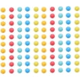 thumbnail image 1 of 100 mini bolas de plástico: bolas de conteo, cuentas de aprendizaje de probabilidad, suministros educativos de matemáticas para niños, juegos de clasificación y herramientas de enseñanza., 1 of 5