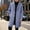 Blue, variant on Trench Coat Women Men 2025 Classic Casual Single Long Sleeve Notch Lapel Knee Length Overcoat Outerwear