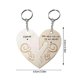 thumbnail image 3 of Llaveros de Pareja Llavero, Llavero de Corazón Llaveros a Juego, Llaveros de Parejas Amantes Llavero Regalos para Novia, Novio Welts, 3 of 4