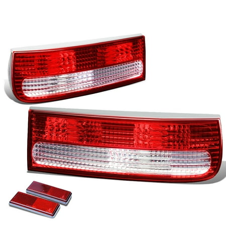 Nissan 300zx Coupe - For 1990 to 1996 Nissan 300ZX Z32 Pair Rear Brake Tail Light / Lamp Clear / Red Lens 91 92 93 94 95