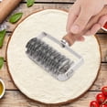 thumbnail image 3 of AMONIDA Stainless Steel Wheel Cutter, Ergonomic Design Dough Lattice Cutter, For Pizza Crispy Products Biscuits, 3 of 8