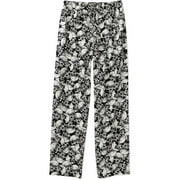 Men's Halloween Poplin Sleep Pants