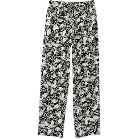 Men's Halloween Poplin Sleep Pants