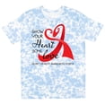 thumbnail image 3 of Inktastic Show Your Heart Some Love Heart Health Awareness Month T-Shirt, 3 of 5