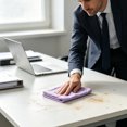 thumbnail image 4 of 5-Pack Magic Cleaning Cloth Microfiber Cleaning Cloths Lint Free and Scratch Resistant Reusable Cleaning Rags for Glass Window Kitchen Stainless Steel Cars Screens, 4 of 11
