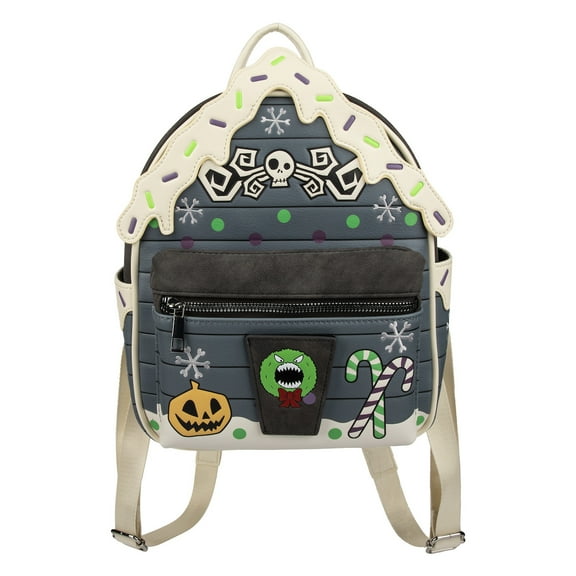 Nightmare Before Christmas Frosted Christmas Town House Women's Mini Backpack