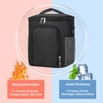 thumbnail image 7 of BCZHQQ Large Capacity Meal Bag - Handheld or Shoulder/Crossbody Style - Insulated Lunch Box Bag with Fresh Ice Pack for All-Day Temperature Control,Summer Saving Clearance, 7 of 7