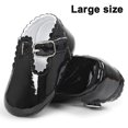 thumbnail image 2 of Zapatos planos Mary Jane para niñas pequeñas con suela suave antideslizante, primeros pasos para niños pequeños, zapatos de vestir de princesa para recién nacidos, zapatillas ligeras para bebés Vhermosa 223501-9, 2 of 6