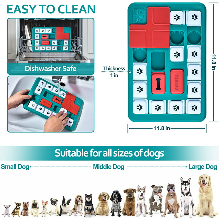 Dog Puzzle Toys for Smart Dogs, Interactive Dog Treat Puzzle for