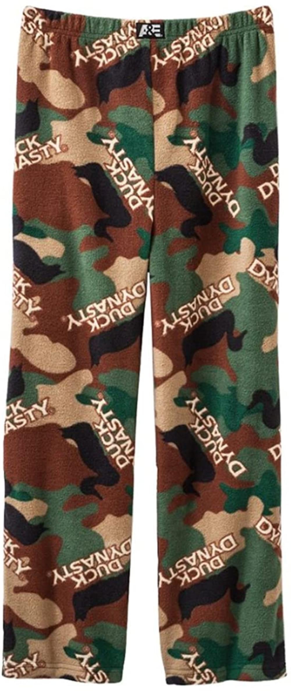 Duck Dynasty Camo Fleece Pajama Pants Boys Size Small 4 NWT 