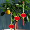 thumbnail image 4 of HOMSFOU 30 Pcs Mini Lanternes Rouges, Ornements de Festival de Printemps en Tissu Floqué, pour Nouvel An, Mariages, Fêtes, Décorations Intérieures et Extérieures, 4 of 8