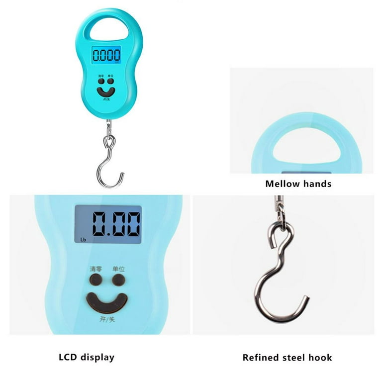 IMSHIE Digital Fish Scale 50kg, Portable Hanging Hook Scale, Scale