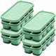thumbnail image 1 of Ice cube tray with removable lid, 4-pack hanging silicone ice cube trays, BPA-free, 8 large freezer trays, 1 of 4
