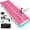 Mintgreen/Pink, variant on NNYYS Inflatable Air Gymnastics Mat Training Mats 4inches Thickness Gymnastics Tracks for Home Use/Training/Cheerleading/Yoga/Water with Pump,Black,Air Pump