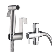 Adjustable Handheld Bidet Sprayer for Toilet and Cloth Diaper Cleaning, Easy to Install Bathroom Tool