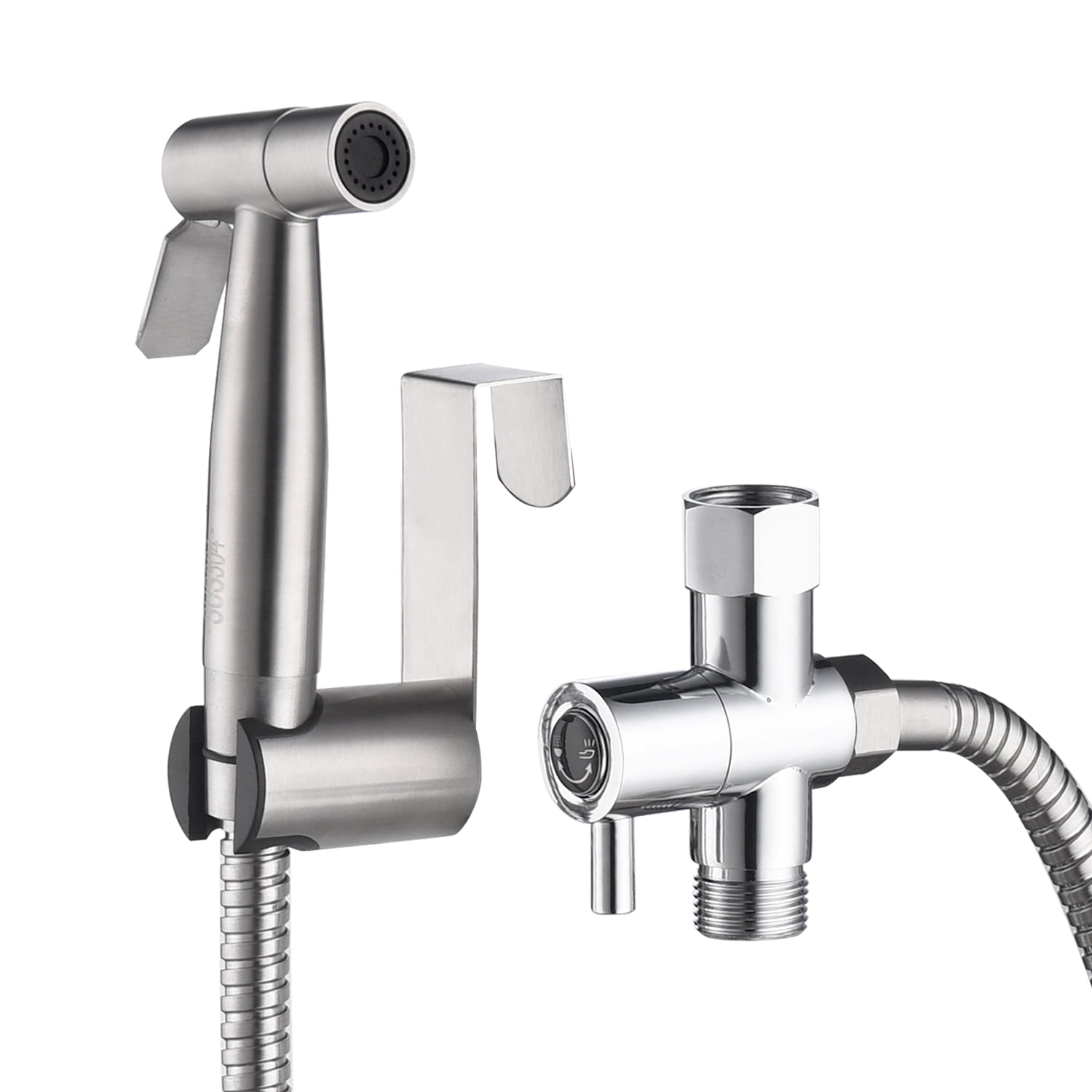 Adjustable Handheld Bidet Sprayer for Toilet and Cloth Diaper Cleaning, Easy to Install Bathroom Tool