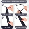 thumbnail image 3 of Xingzhi 4x Unique Neckties Adjustable Zip For Easy And Comfortable Wear Polyester Neckties With Zip Neck Tie Perfe Gifts 1Set, 3 of 6