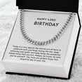 thumbnail image 4 of Cuban Link Chain - Happy 43rd Birthday, 4 of 10