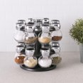 thumbnail image 1 of 16 Piece Revolving Spice Rack, Black, 1 of 3