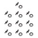 thumbnail image 1 of Advancent 10 Uds gancho Keeper plástico colgador multiusos dispositivos de cebo de caña dispositivo de pesca anzuelos suministros señuelos Pescar Negro, 1 of 6