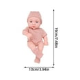 thumbnail image 3 of Qonioi Realistic Newborn Baby Doll, 7.48 Inch Vinyl Doll with Clothing Set, Soft Reborn Figure, Lifelike Infant Model, 3 of 7