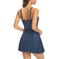 thumbnail image 2 of Mujeres Bandeau una Pieza Falda Traje de baño Control de la Barriga Traje de baño Impresión - Raya M Impresión - Raya M Xishao ropa, 2 of 2