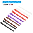 thumbnail image 3 of Puntas de gafas Uxcell, piezas de calcetín antideslizante para gafas, tubo de manga de silicona estilo 2, colores surtidos, 5 pares, 3 of 5