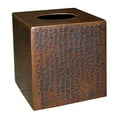 thumbnail image 2 of Hand Hammered Copper Tissue Box Cover Finish: Antique Copper, 2 of 4