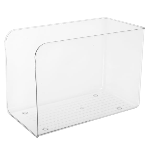 Pavo Transparent Book Holder Acrylic Book Arrangement Rack Vertical Type Baffle Stand Book Holder