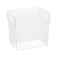 thumbnail image 2 of Fiudx Caja de Almacenamiento Transparente, Organizador Multifuncional, Construcción de Plástico Resistente, Diseño Portátil con Asa Incorporada, Almacenamiento Versátil para Papelería, Cosméticos, Ar, 2 of 3