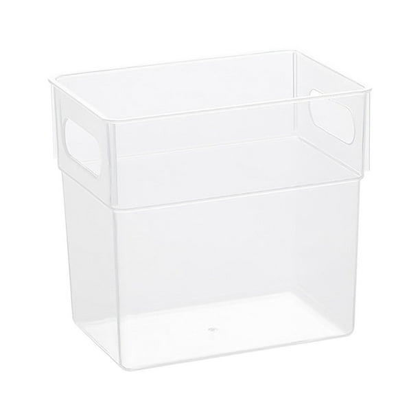 Puntoco Cajón de escritorio, rotulador, caja de almacenamiento de papelería, bolígrafo transparente de plástico, caja de almacenamiento varios