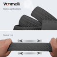 thumbnail image 4 of Women Braided Stretch Belts Elastic Canvas Woven Belts For Jeans Pants, 4 of 7
