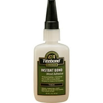 Titebond, Instant Bond Wood Adhesive, 2 oz Net Content, Bottle Container, Liquid Form, Clear