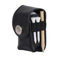 thumbnail image 4 of Clip On Leather Golf Ball Holder Pouch Bag w 2 Tees Fork Tool Aids, 4 of 8