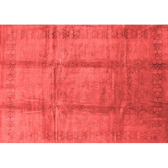 Ahgly Company Indoor Rectangle Oriental Red Traditional Area Rugs, 4' x 6'