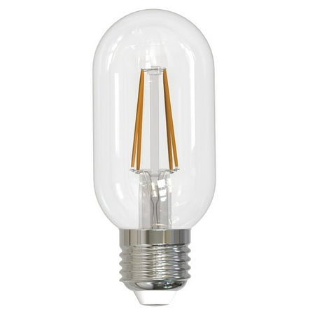 

Bulbrite Pack of (4) 5 Watt Dimmable Clear Filament T14 Medium (E26) LED Light Bulb - 450 Lumens 2700K