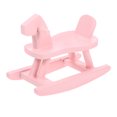 thumbnail image 3 of unbranded Mini Rocking Chairs for Crafts Miniature Rocking Horse Wood 1Pack, 3 of 6