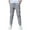 Gray, variant on AherBiu Boys Clothes Teens Cotton Linen Pants High Waisted Lightweight Cinch Bottom Sweatpants with Pockets