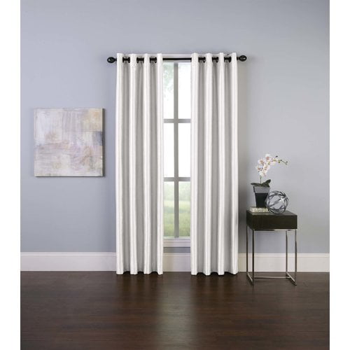 Curtainworks Malta Solid Room Darkening Grommet Single Curtain Panel