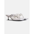 thumbnail image 2 of Scoop Women's Paillette Thong Kitten Heel Sandals, 2 of 7