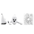 thumbnail image 2 of Window Ghost Decoration, Window Crash Ghosts PP Cotton Filling Durable Unraveling Suction Cups With Sticker For Halloween, 2 of 8