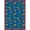 Blue, variant on Playful Patterns - Children's Area Rugs Pit Stop, 3'10" x 5'4", Red