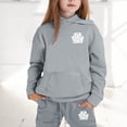 thumbnail image 2 of CAIXIA Fall Winter Girls Clothes Fall Outfits Girls Sweatshirts and Sweatpants Joggers Set 2 Piece Graphic Lover Trendy Athletic Girls Sweatsuit Set Outfits, 2 of 5