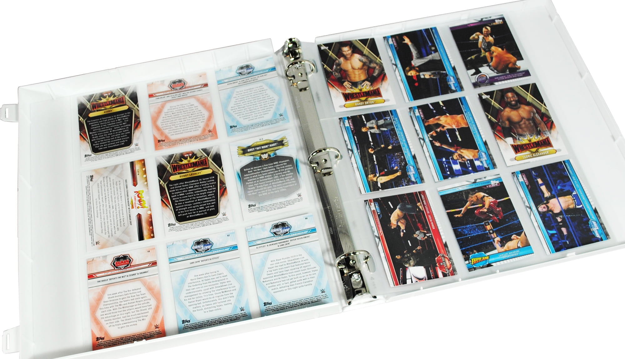 UniKeep WWE WrestleMania Collectable Card Storage Binder, 360 Card Capacity, 9 Pocket Pages - Walmart.com UniKeep WWE WrestleMania Collectable Card Storage Binder, 360 Card Capacity, 9 Pocket Pages - Walmart.com