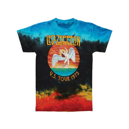 Led Zeppelin Men's  Icarus 1975 Tie Dye T-shirt (Led Zeppelin Best Band Ever)